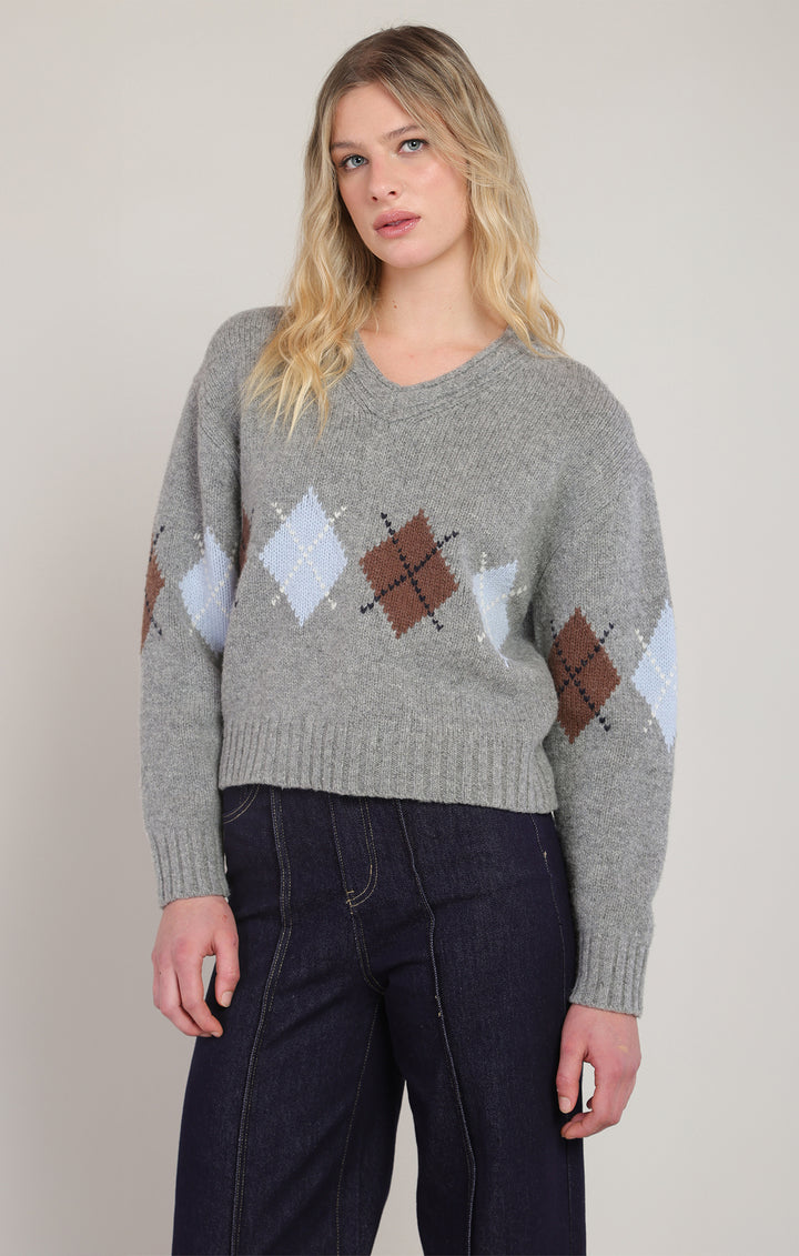 Maddy Argyle Sweater