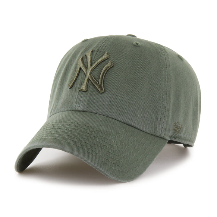 MLB NY Clean Up Cap - Moss Tonal