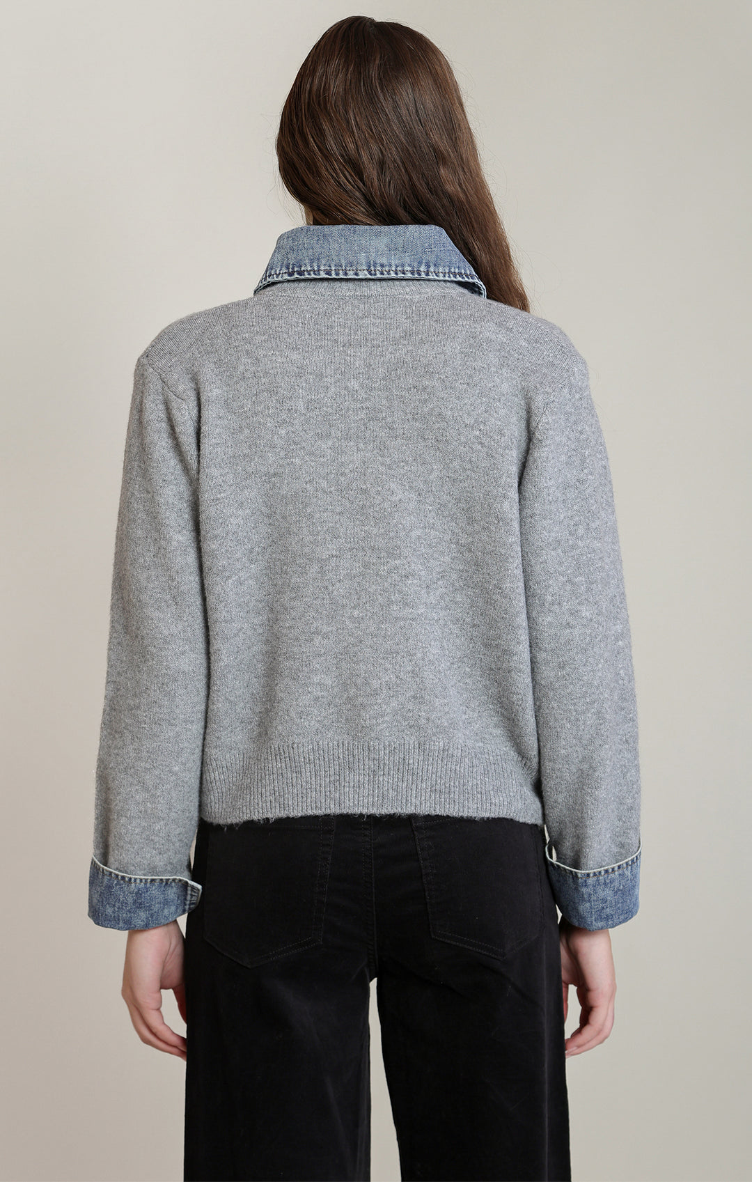 Maddie Mixed Media Sweater