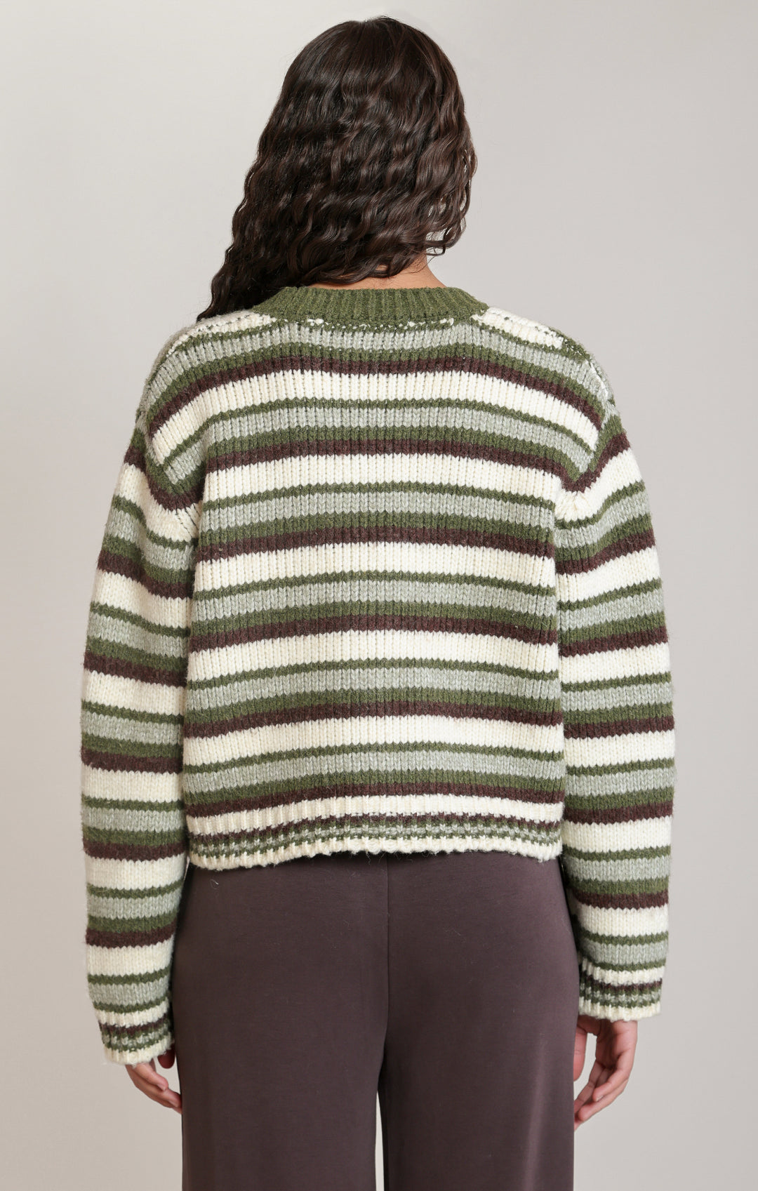 Emmie Striped Knit Cardigan