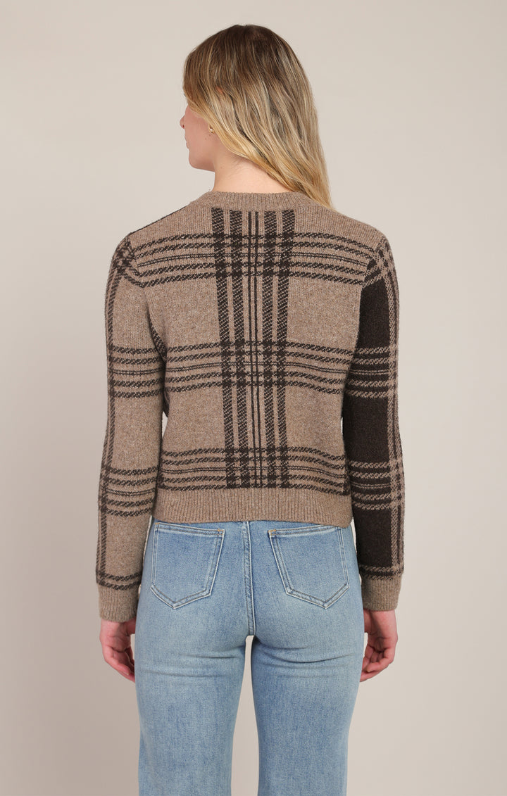 Pepper Plaid Cardigan