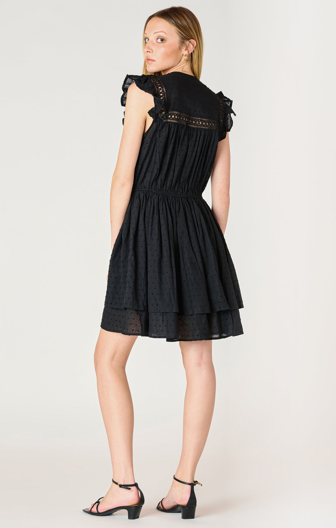 Swiss Dot Mini Dress