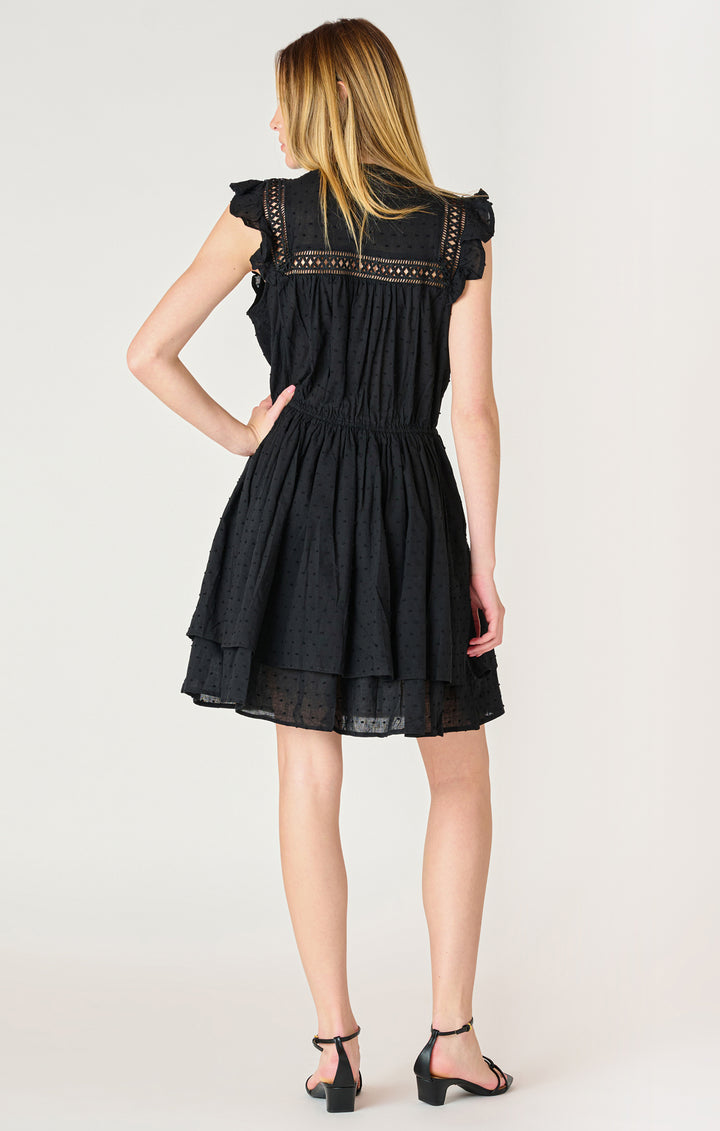 Swiss Dot Mini Dress