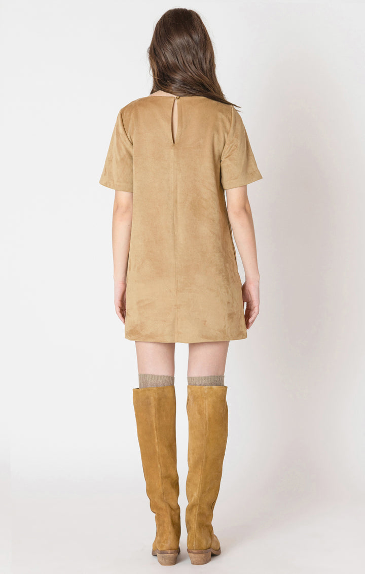Sue Suede Shift Dress
