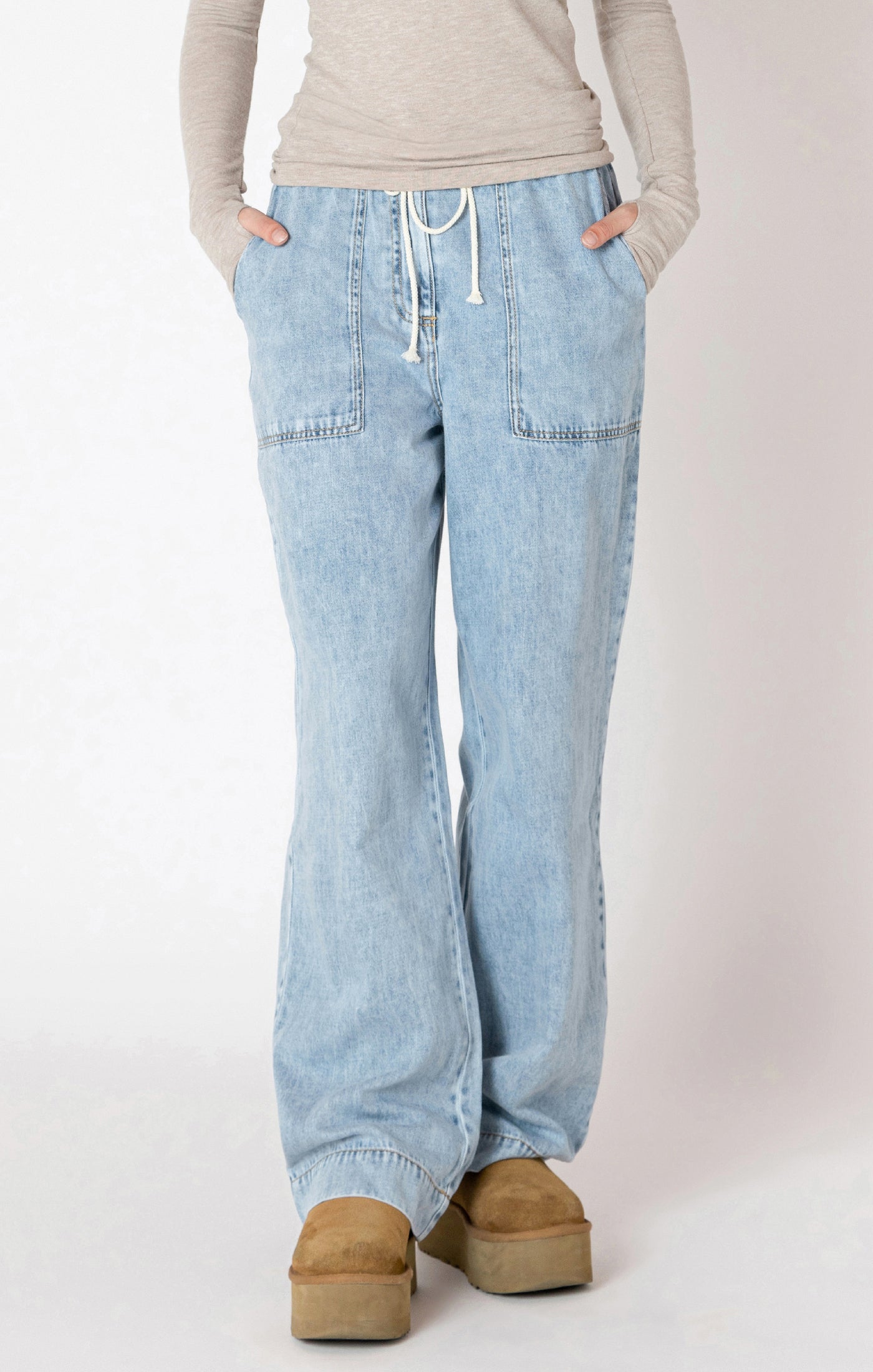 【VETEZE】23SS★ Oversize One Tuck Denim Pants Denim – Stil Boutique + Beauty