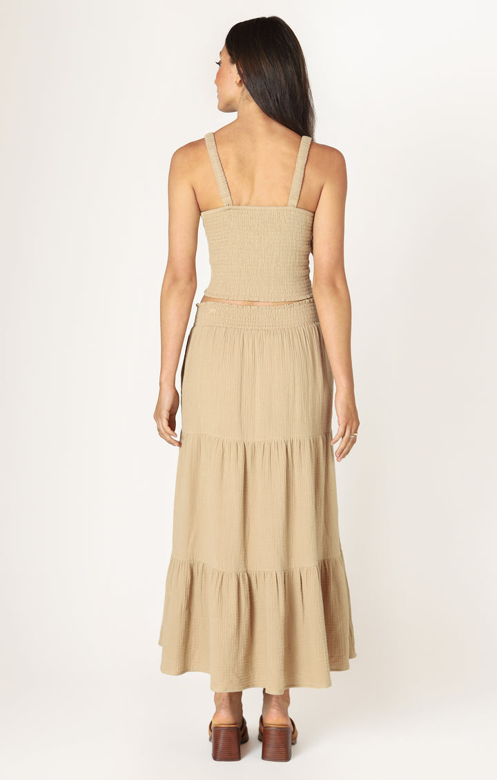 Daria Textured Maxi Skirt