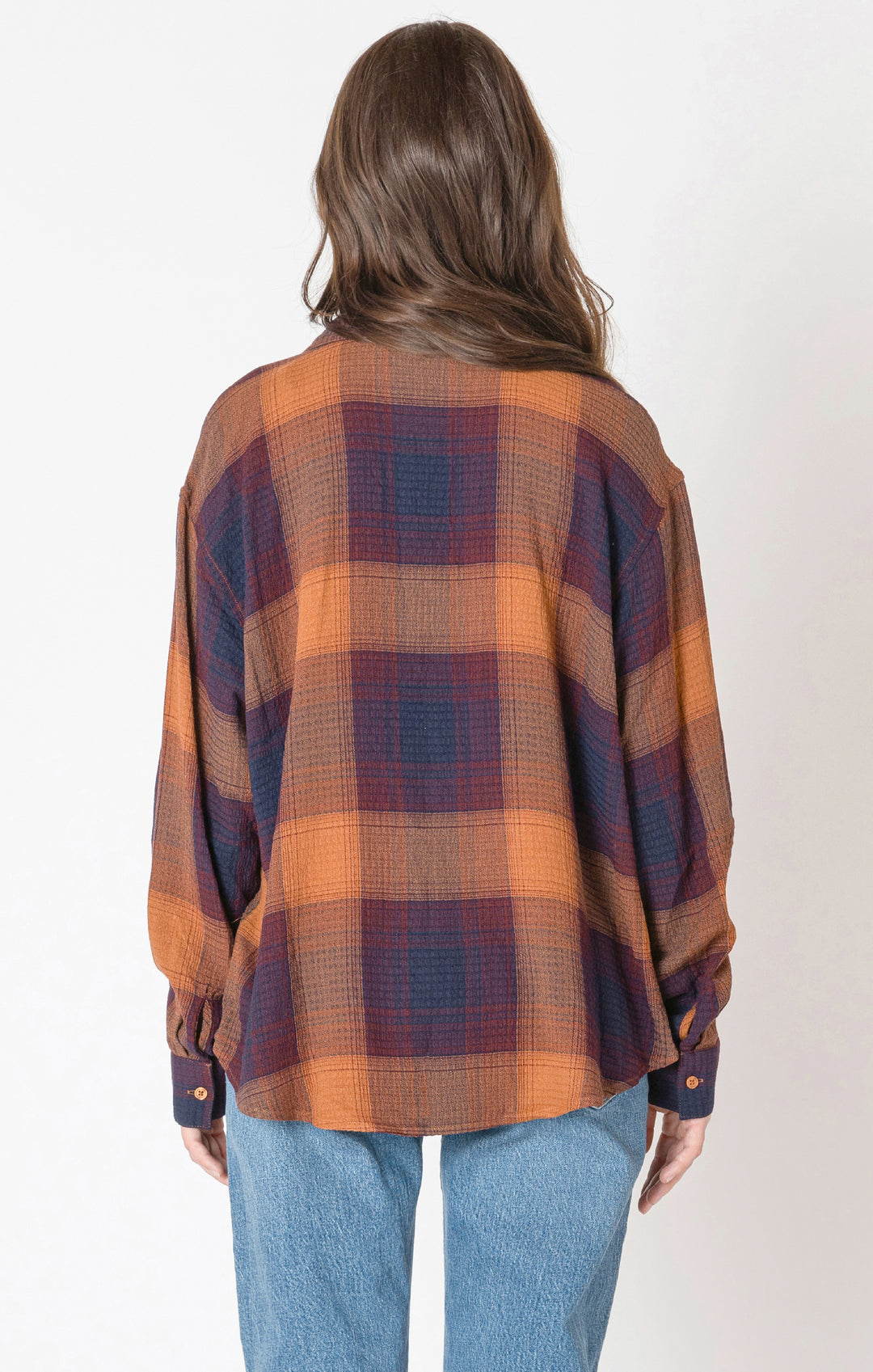 Beckie Textured Plaid Shirt