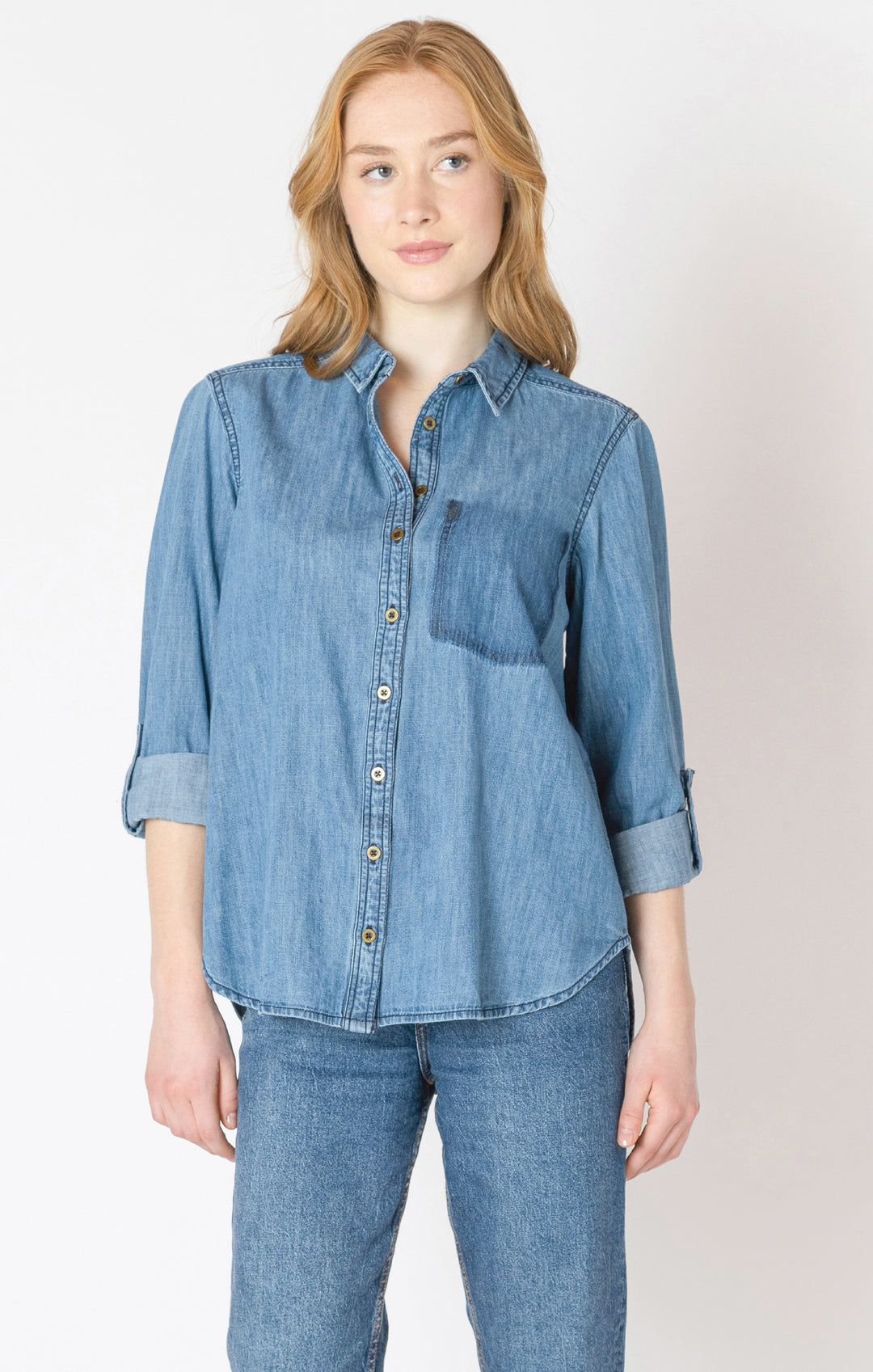 Shania Denim Button Shirt