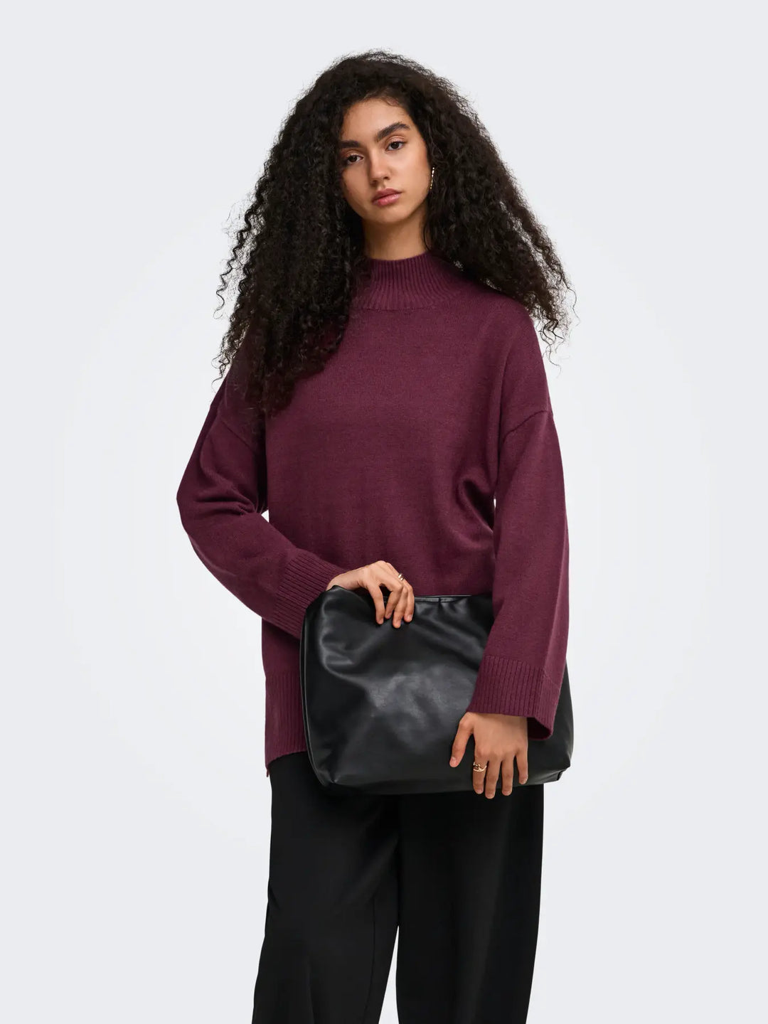Mary High Neck Knit Sweater