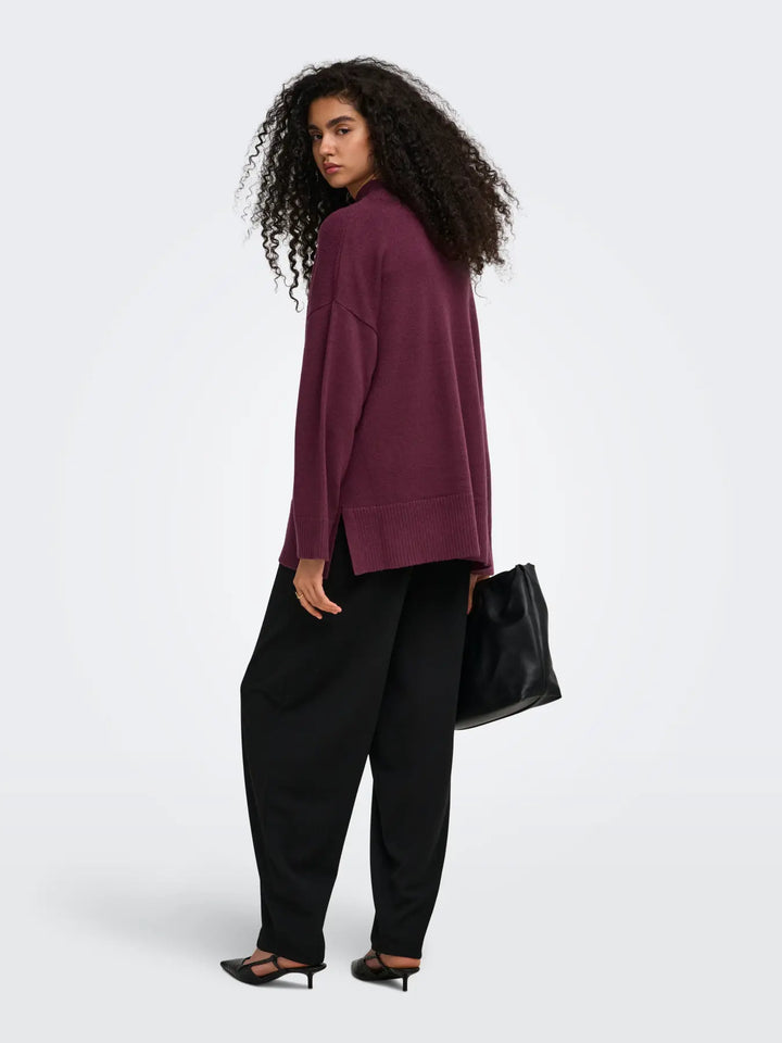 Mary High Neck Knit Sweater