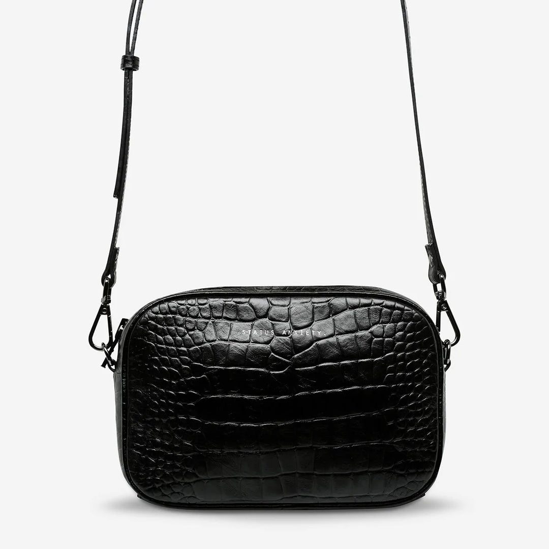 Plunder Croc Crossbody Bag